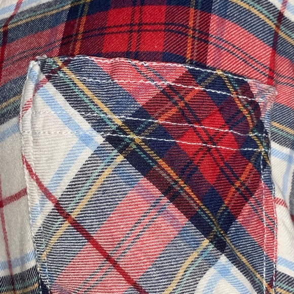 🍓Beautiful Abercrombie & Fitch Plaid Flannel Cotton Shirt like new confirmation - Picture 9 of 11
